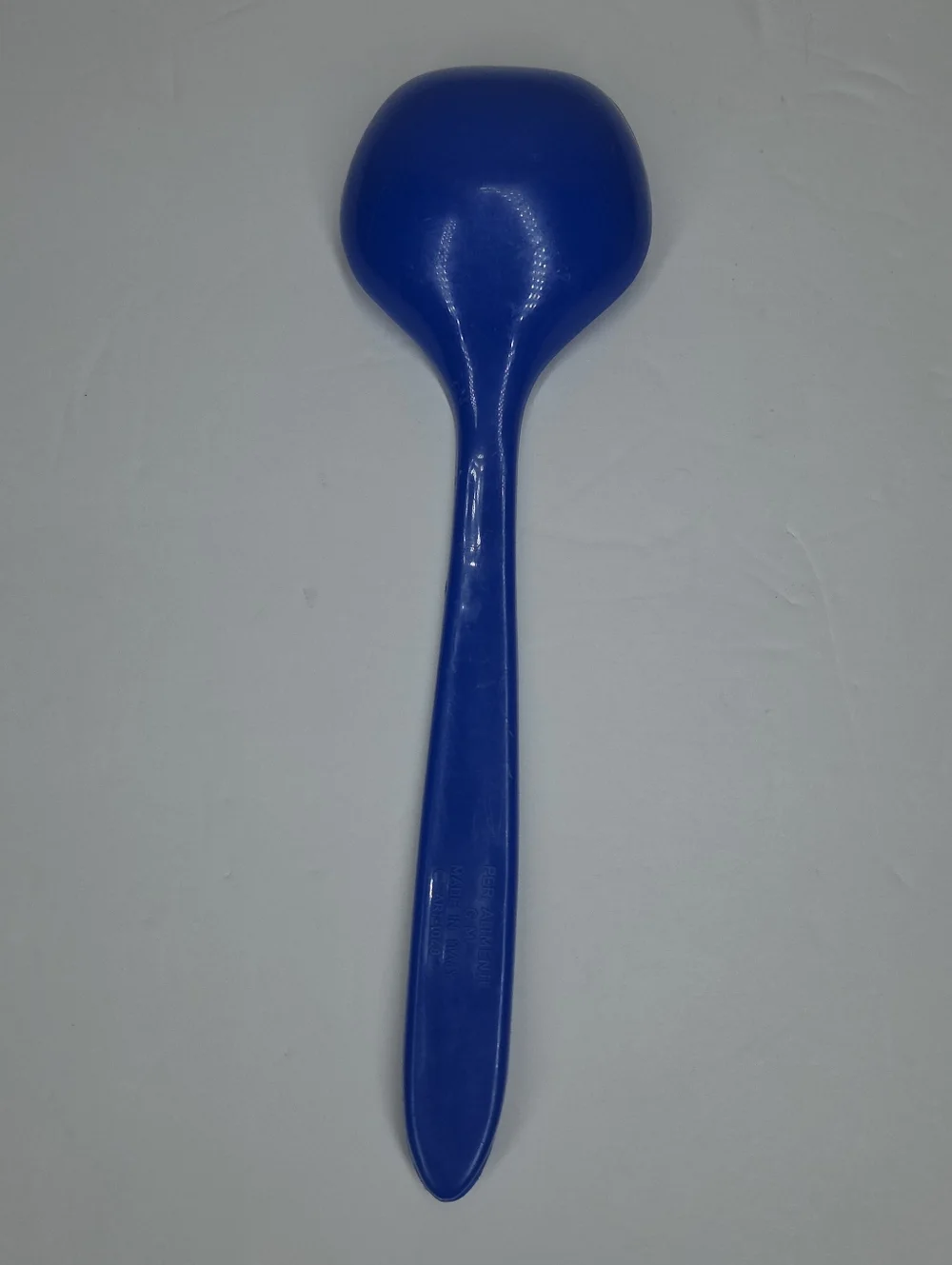 Vtg Gensini Italy Blue Plastic Serving Spon Utensil Plastic Retro